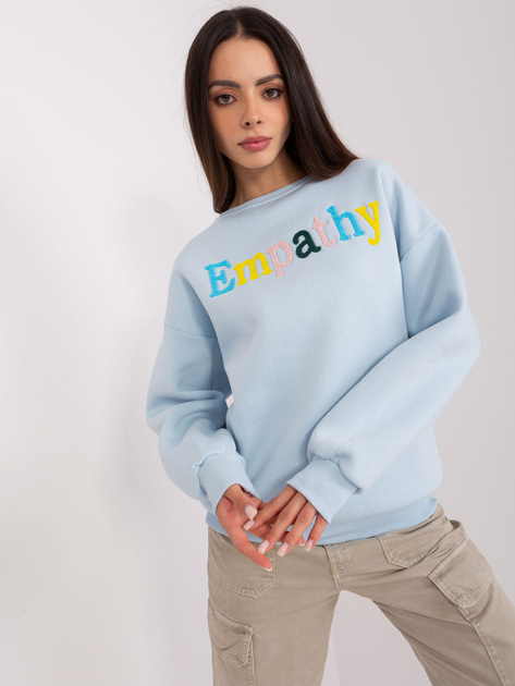 Hurt Jasnoniebieska bluza bez kaptura