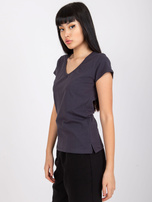 Grafitowy t-shirt Square