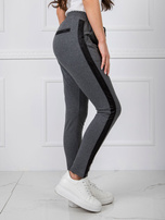 Ciemnoszare spodnie Active