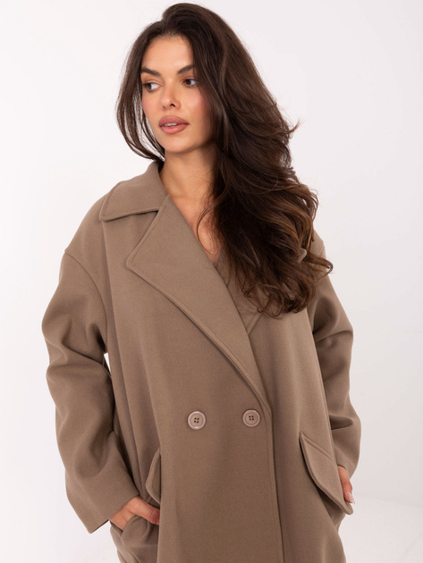 Fango elegancki płaszcz z kieszeniami RUE PARIS