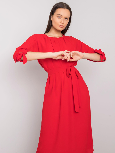 Czerwona sukienka koktajlowa Alethea