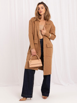 Kameliger Cardigan mit Bindung Cordie RUE PARIS.