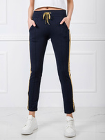 Granatowe spodnie Sibille