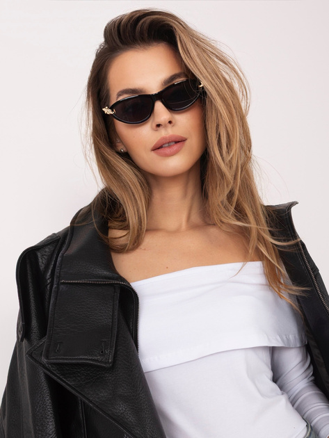 Biała bluzka basic z odkrytymi ramionami RUE PARIS