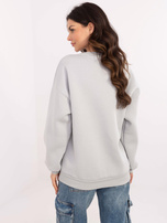 Hurt Jasnoszara bluza bez kapturem z napisem Harvard