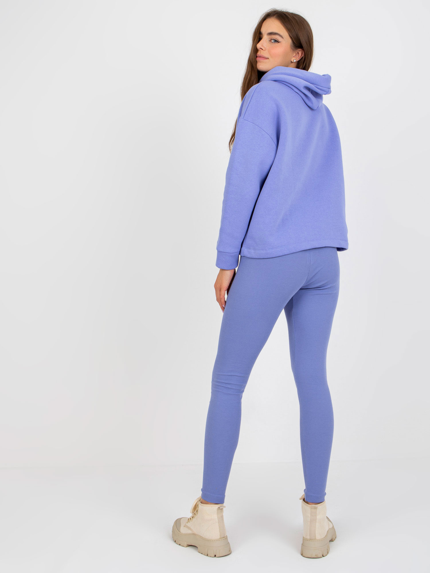 Hurt helllila Damen Jogginganzug mit Kapuzenpullover.