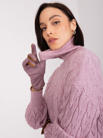 Hurt Dark Purple Touch Gloves for Women