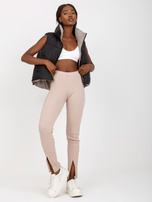 Hurt Czarna dwustronna kamizelka puchowa z pikowaniem 