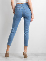 Women's Denim Pants With Holes Blue