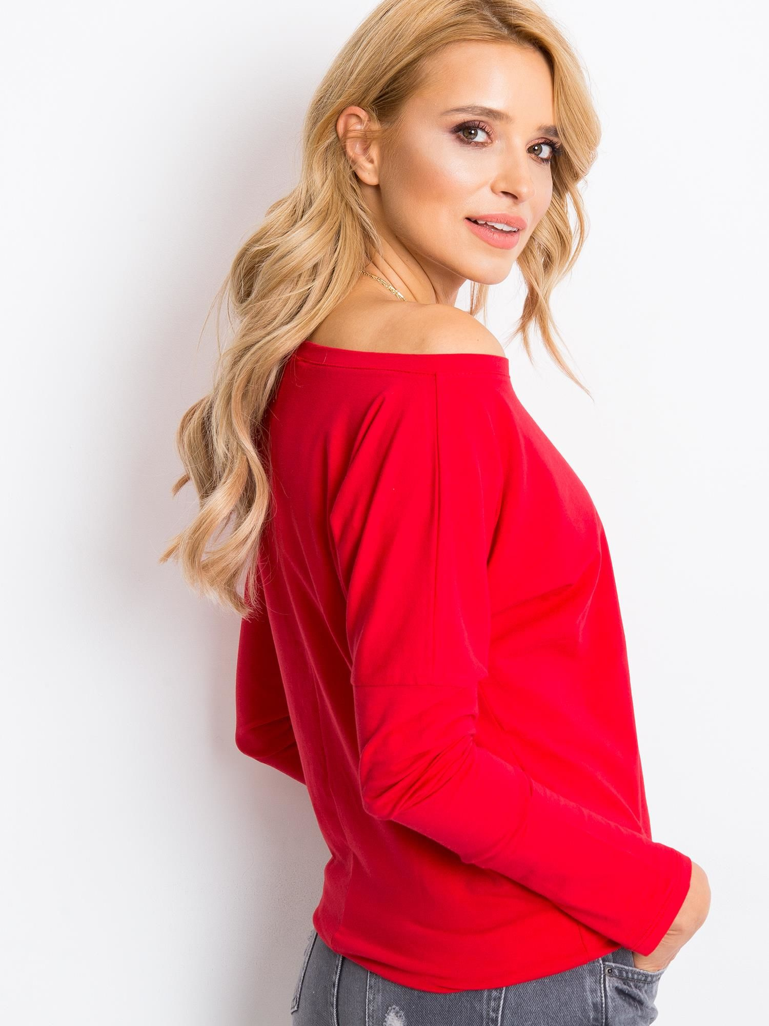 Rotes Bluse Carla.