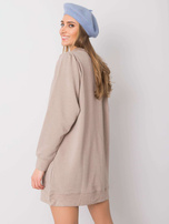 Beżowa sukienka Augusta NIE ZNASZ MNIE