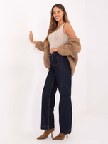 Granatowe jeansy typu relaxed fit SUBLEVEL