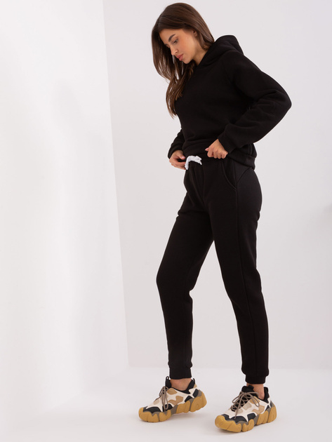 Hurt Czarny dresowy komplet basic ze spodniami