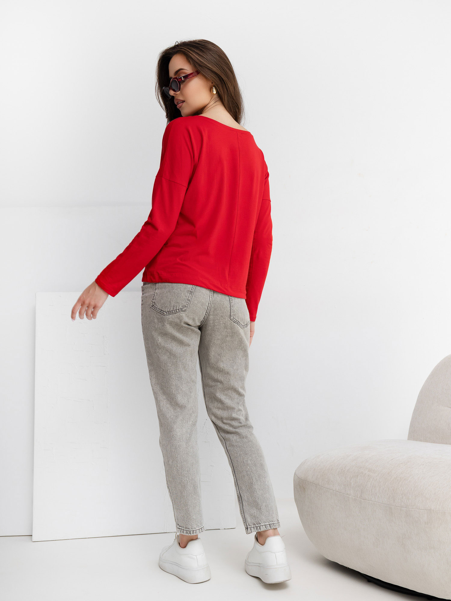 Rotes Bluse Carla.