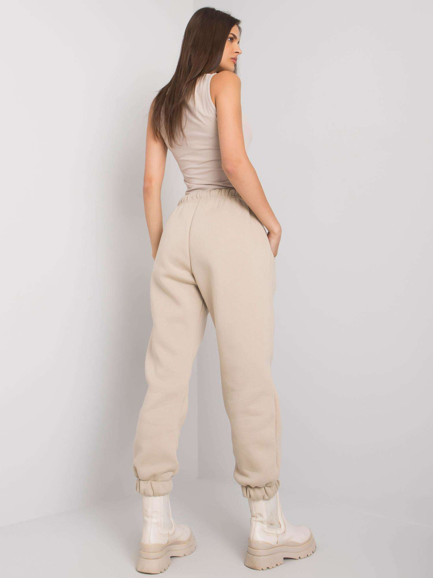Beige cotton sweatpants Esher RUE PARIS.