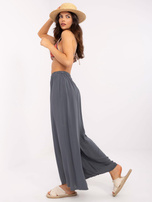 Hurt Grafitowe letnie spodnie typu szwedy OCH BELLA