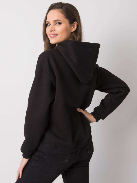Czarna damska bluza kangurka Georgie