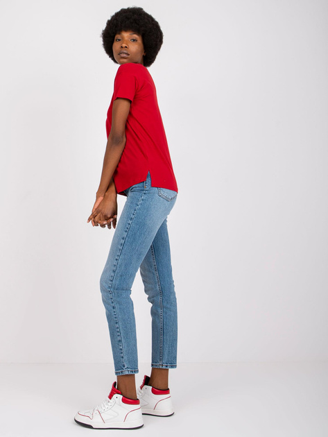 Bordowy t-shirt damski Honorine MAYFLIES