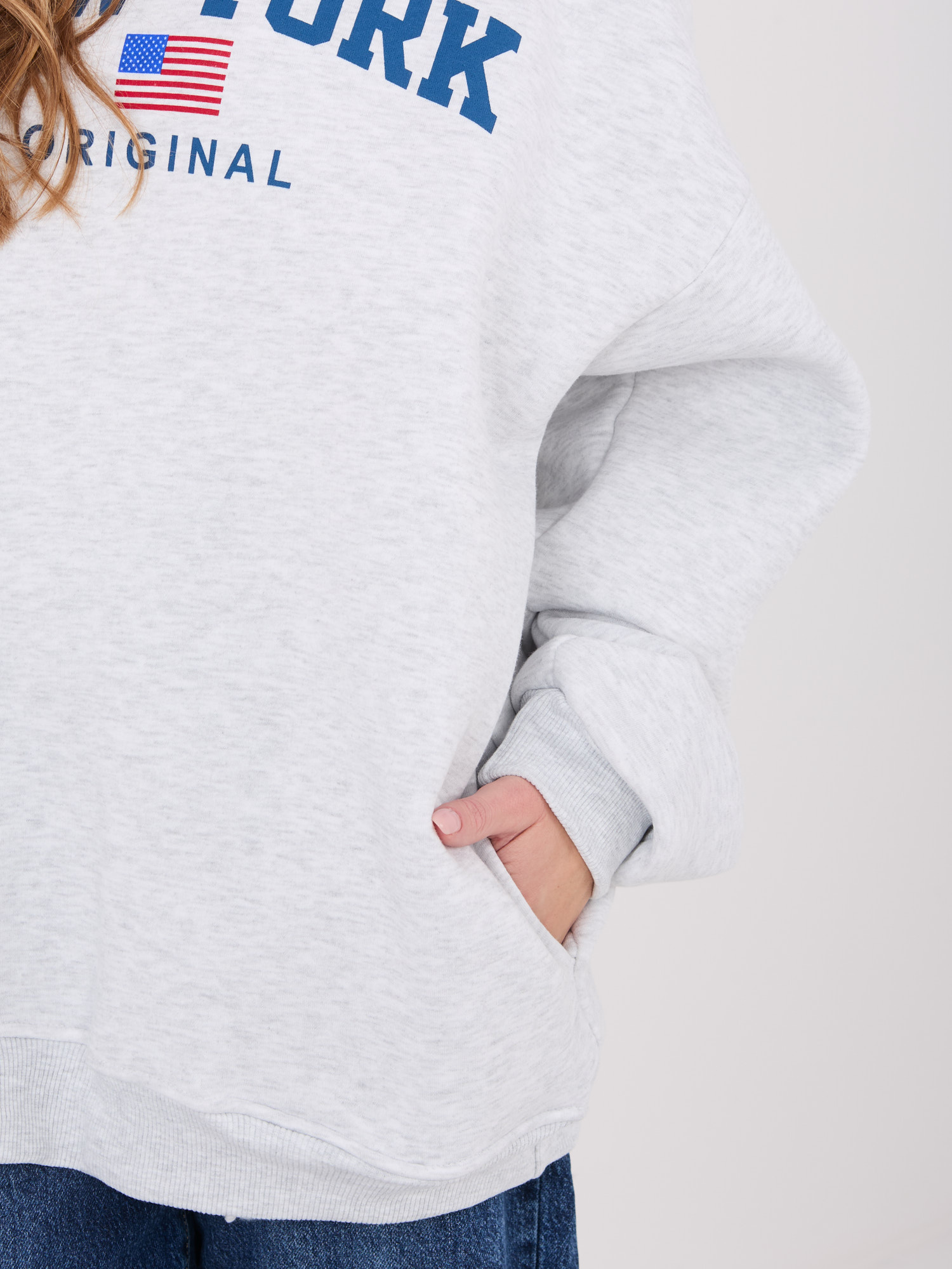 Bluza jasny szary
