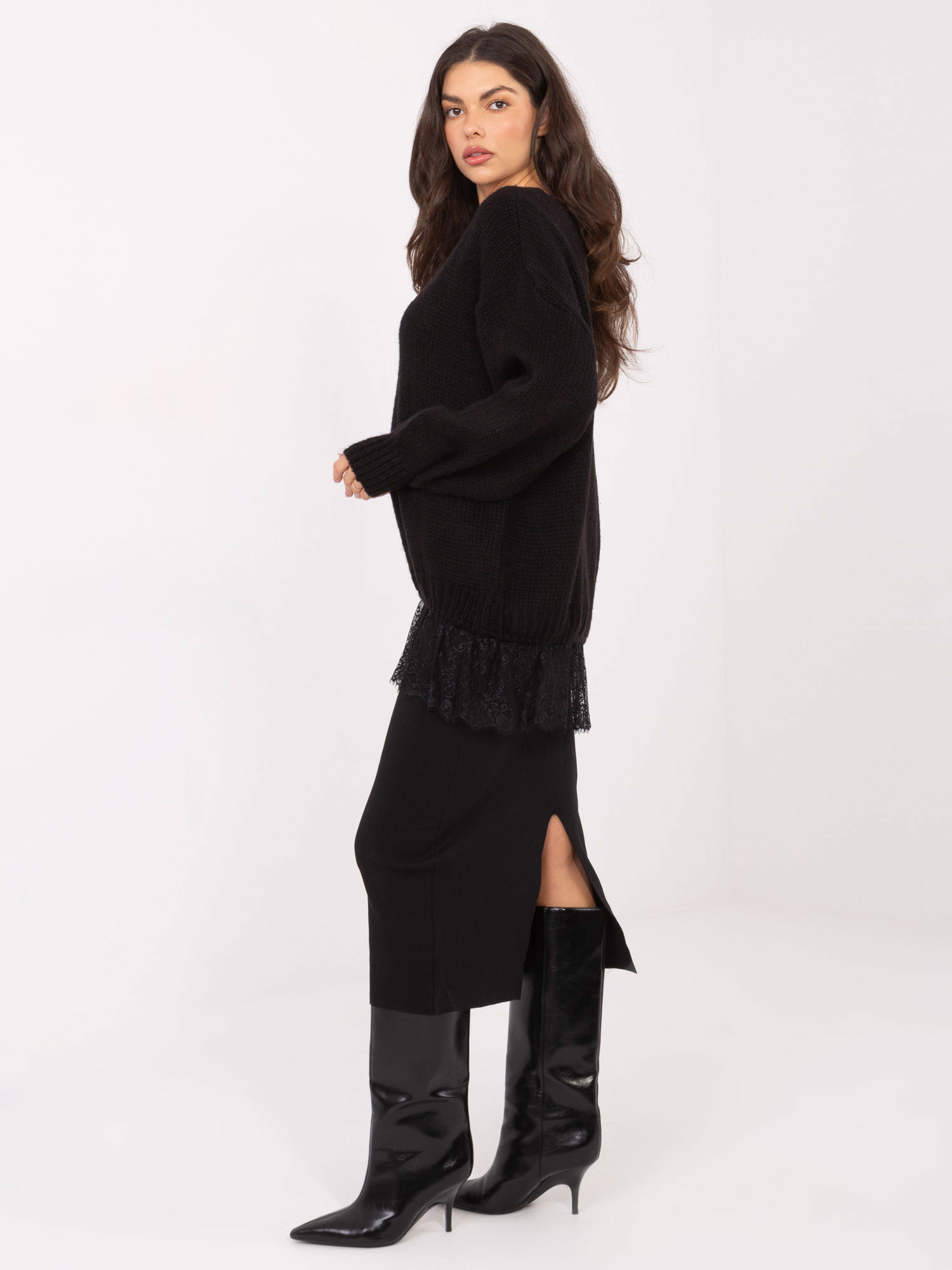 Sweter czarny
