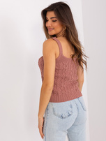 Hurt Brudnoróżowy dwuczęściowy komplet z topem