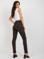 Hurt Khaki damskie spodnie dresowe z przeszyciem