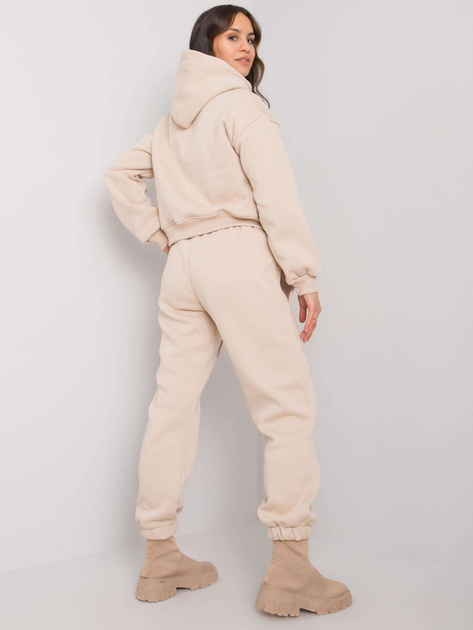 Beżowy komplet dresowy bawełniany Solange