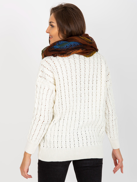 Hurtownia online Brązowa chusta komin z wiskozy