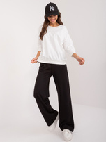 Hurtownia online Ecru bluza oversize z napisem