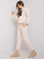 Beżowy komplet dresowy damski Jaque