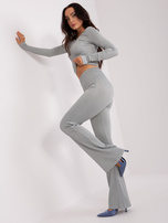 Hurt Szary dwuczęściowy komplet casualowy