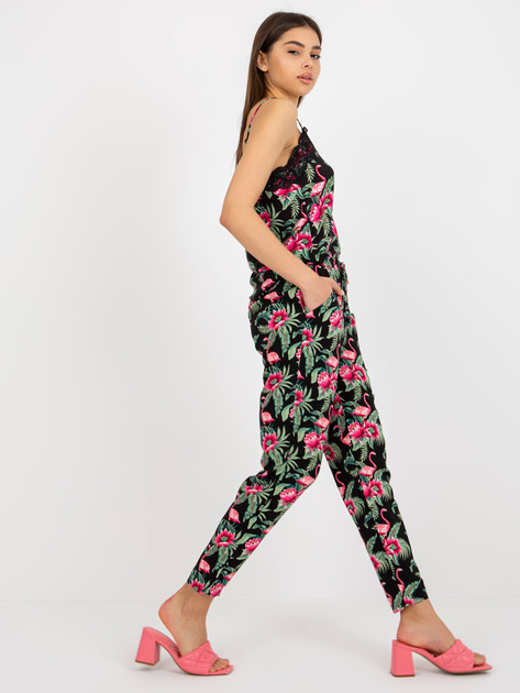 Hurt Spodnie z materiału z printem i wiązaniem SUBLEVEL