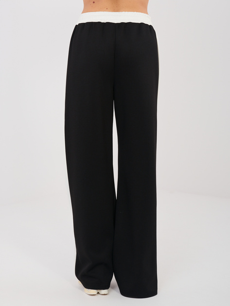 Czarny casualowy komplet z bluzą bez kaptura RUE PARIS