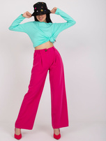 Turkusowa bluzka longsleeve z bawełny 