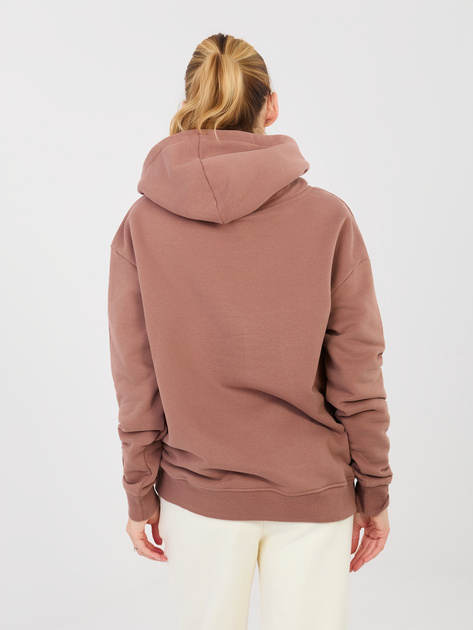 Brązowa dresowa bluza kangurka NATURAL SIDE