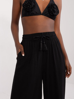 Hurt Black summer pants with pockets SUBLEVEL.