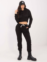 Czarny komplet dresowy ze spodniami Ambretta