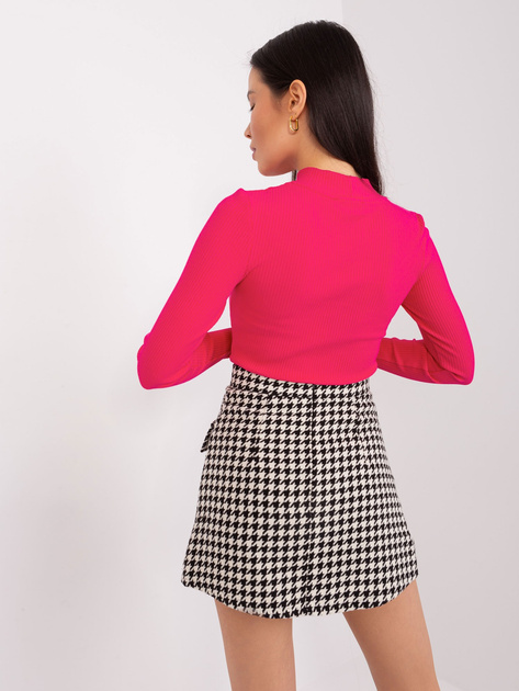 Hurt Fuksjowa bluzka basic z półgolfem BASIC FEEL GOOD