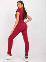 Bordowe spodnie Approachable