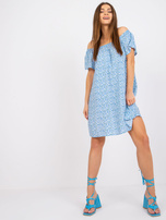 Jasnoniebieska sukienka z wiskozy Adeline FRESH MADE