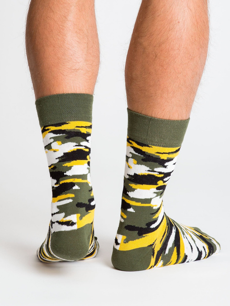 Skarpety męskie we wzory zestaw 3 szt.