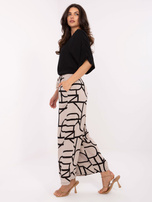 Beżowe letnie spodnie 7/8 SUBLEVEL