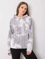 Grauer Tie-Dye-Pullover Stephanie RUE PARIS.