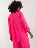 Hurt Fuksjowa luźna bluzka koszulowa SUBLEVEL