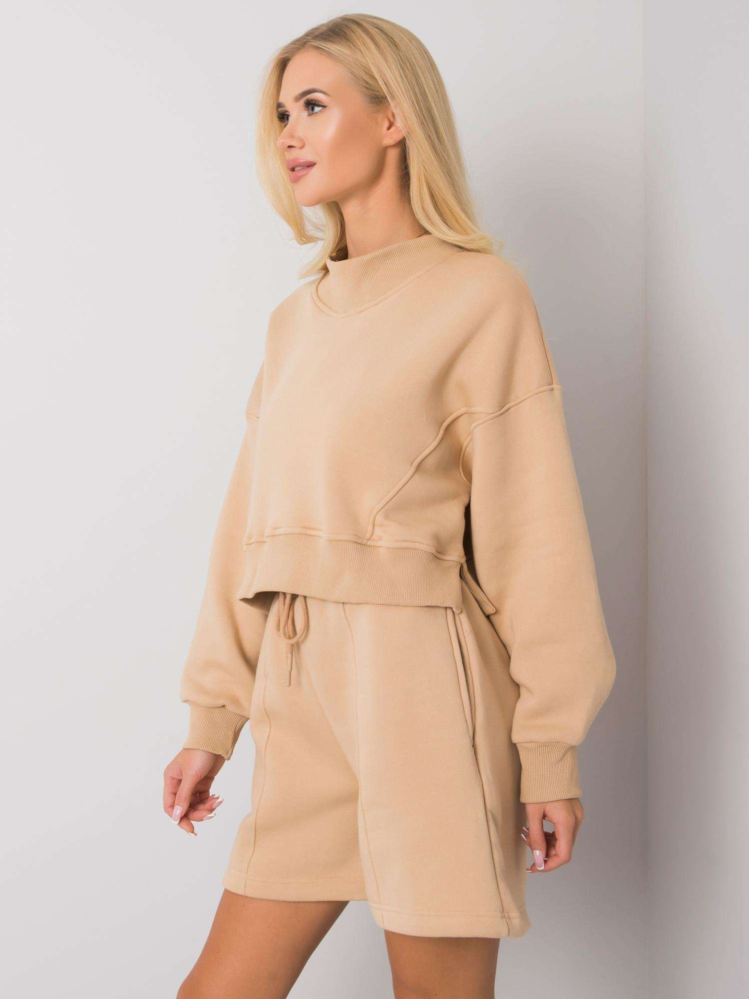 Camel hooded sweatshirt Thilde 