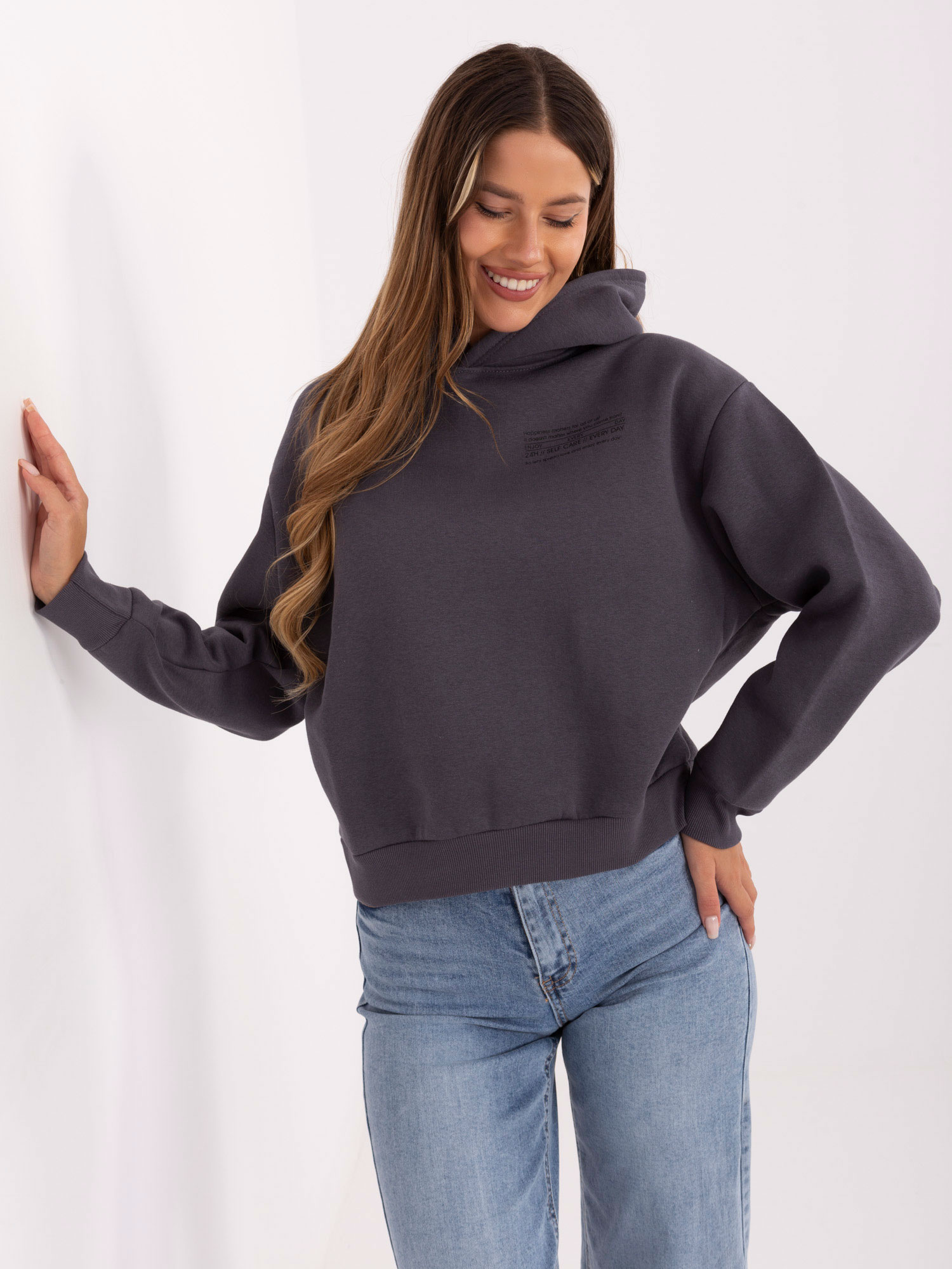 Bluza grafitowy