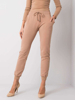 Camelowe spodnie Faster