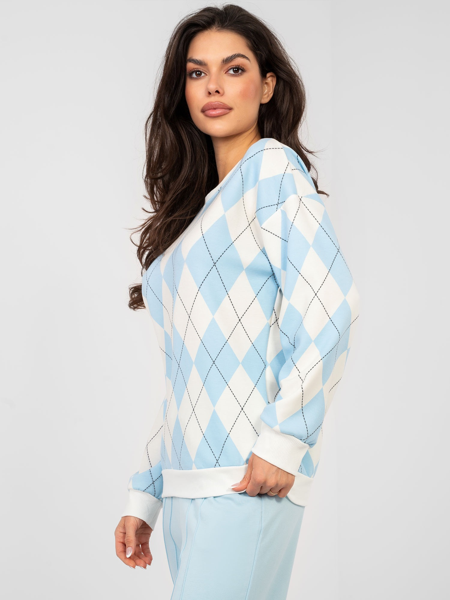 Bluza jasny niebieski