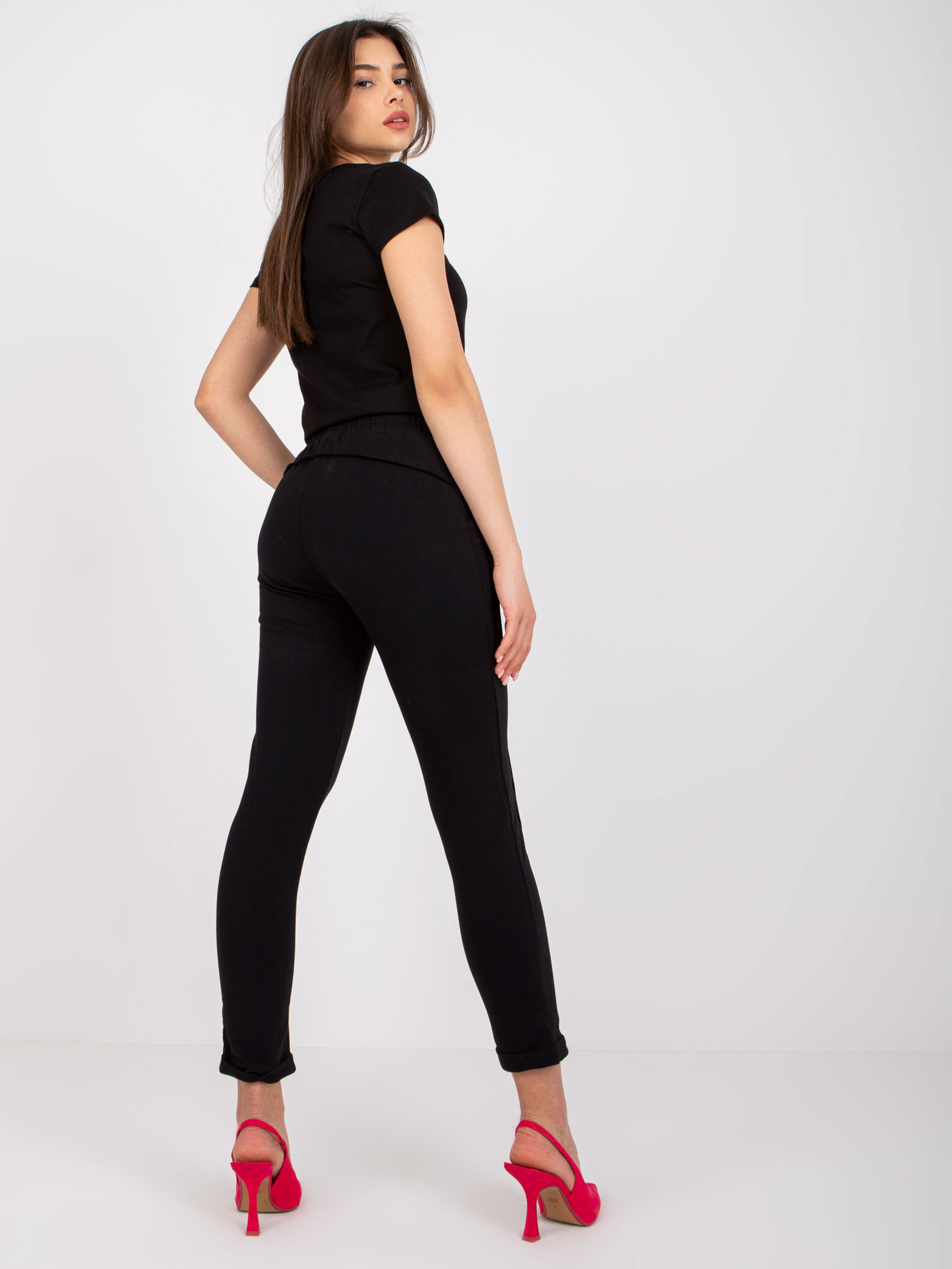 Black pants Approachable.