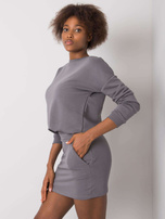 Ciemnoszary komplet Daniela RUE PARIS